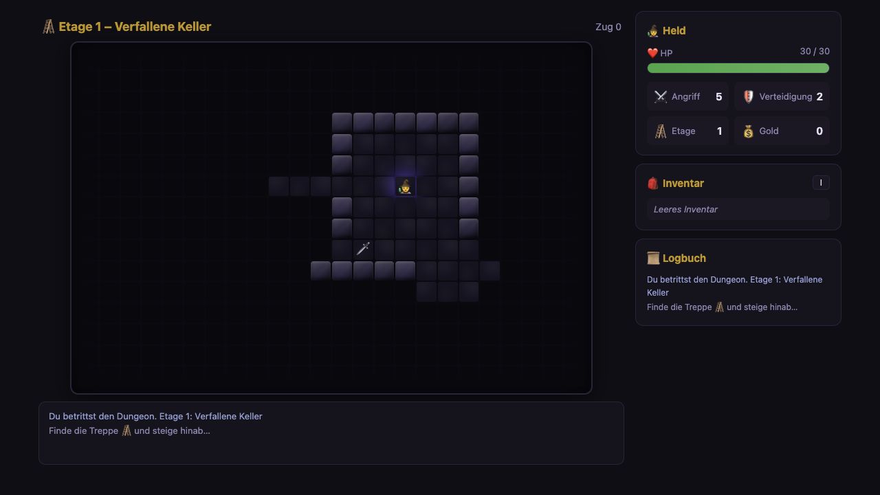 Spielansicht von Dungeon Crawler Q6